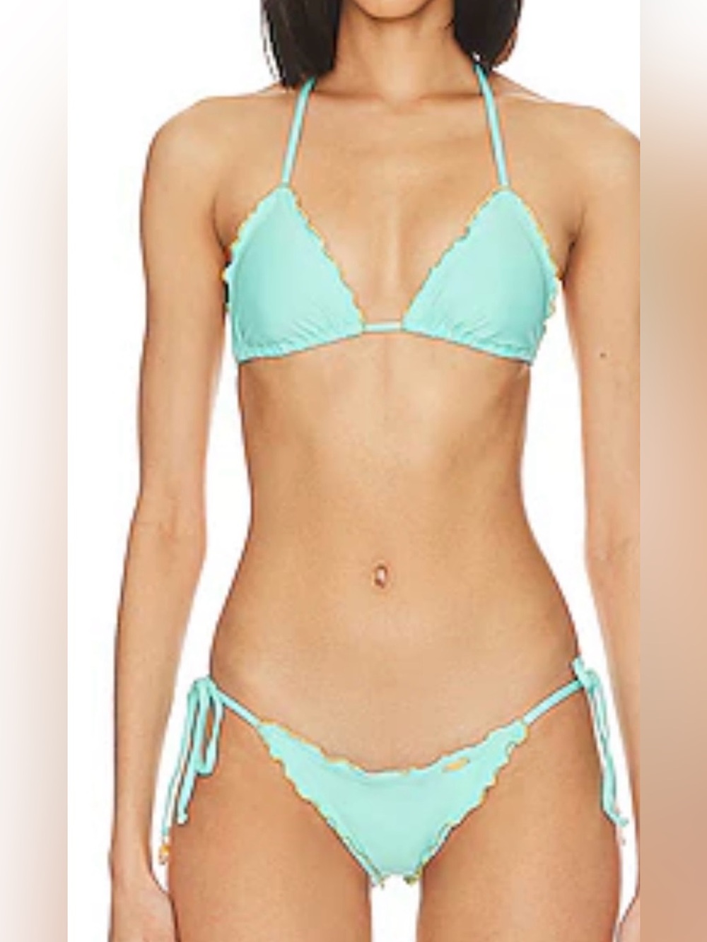 Worn 1X- Luli Fama Wavy Bikini Set